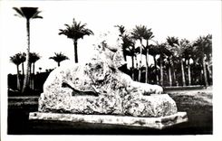 CPSM Egipto Egipto Menphis la esfinge del alabastro