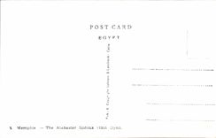 CPSM Egipto Egipto Menphis la esfinge del alabastro