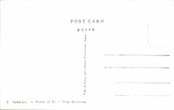 Tumba de CPSM Egipto Egipto Sakkara del Ti