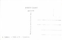 CPSM Egypte Egypt Sakkara Tomb of Ti