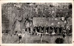 EL Bahari de CPSM Egipto Egipto Thbees Deir los soldados de la reina Hatshepsut