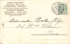 CPA Fantasy Flowers Bird Happy New Year