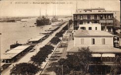 Africa - Africa - Egipto - Egipto - Port Saïd - puerto y Quay Francois Jose - CPA