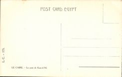 EL de Africa - de Africa - de Egipto - de Egipto - de El Cairo - de El Cairo - de Kars el puente del Nilo - CPA