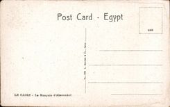 CPA Egipto Egipto El Cairo El Cairo la mezquita de Aksounkor