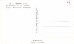 CPSM Vernon the castle and turrets