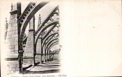 Iglesia Notre Dame de CPA Louviers que pela arcos