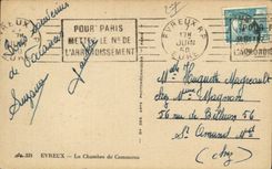 CPA Evreux la CAmara de Comercio