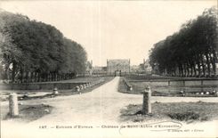 Castillo de los alrededores de CPA Evreux del santo Aubin Ecrosville