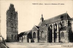 CPA Verneuil Eglise de la Madeleine 