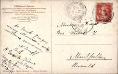 Africa - Africa - Egipto - Egipto - el escape en Egipto - burro del asno de Sainte de la historia - CPA