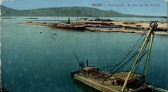 Africa - Africa - Egypt - Egypt - Said Port - View there is the Suez Canal - CPA