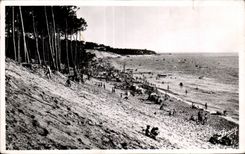 CPA Arcachon Les Abatilles Vue Generale de la Plage