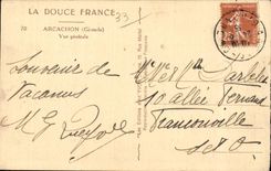 CPA La Douce France Arcachon Vue Generale