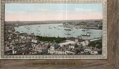 CPA Bordeaux Vue de la Rade Bateaux