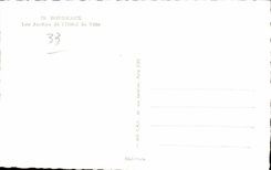 CPA Bordeaux Les Jardins de I Hotel de Ville