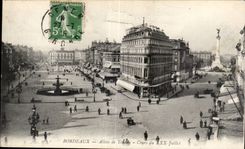 CPA Bordeaux Allees de Touny Cours du XXX Juillet