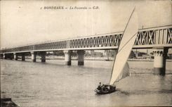 CPA Bordeaux La Passerelle Voilier 