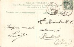 CPA Fantaisie Fleur Amitie