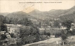 CPA Surroundings of St Hippolyte of Fort Figaret and Route of Lassalle