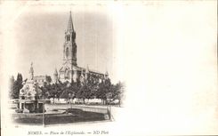 CPA Nimes Place de l Eesplanade