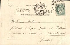 CPA Nimes 175 La Tour Magne