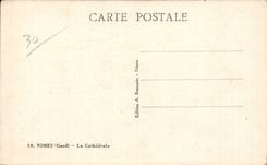 CPA Nimes Gard La Cathedrale