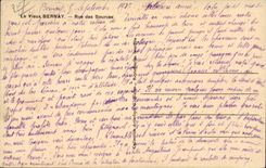 CPA the Old man Bernay Street of the Sources