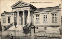 CPA Bridge Audemer the Eure the Palate of Justlce