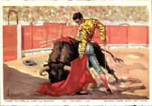 CPA Corrida Passe Naturelle Avec La Gauche 