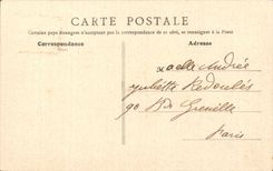 CPA Louviers el Eure visto de la calle de la estacion