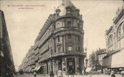 Calle Lorena Alsacia de CPA Toulouse y calle Remusat