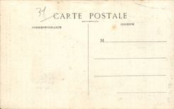 Recuerdo de CPA Toulouse del paso de Sr presidente de R Poincare de la republica