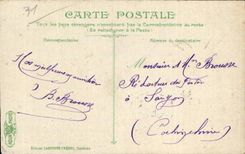 CPA Toulouse la calle Lorena Alsacia con la encrucijada de Lafayette