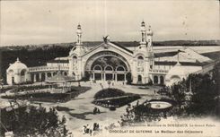 CPA Exposition Maritime de Bordeaux Le Grand Palais Chocolat de Guyenne Le Meilleur des Dejeuners