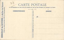 CPA Exposition Maritime de Bordeaux Le Grand Palais Chocolat de Guyenne Le Meilleur des Dejeuners