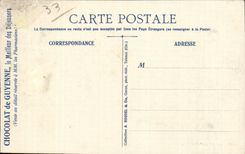 CPA Exposition Maritime de Bordeaux Le Salon Bordelais Chocolat de Gueyenne Le Meilleur des Dejeuners