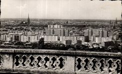 CPSM Bordeaux Vue generale et la cite Pincon 