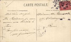 CPA Bordeaux statue de Tourny 