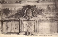 CPA Rennes Hotel de Ville Le Pantheon Militaria 