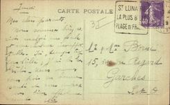 CPA Cote Lunar Emeraude St Points Takes off Crack of Decoile to the Jump of the Dog