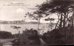 CPA Cote d Emeraude Dinard la Vicomte Vue sur Dinard