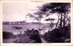 CPA Cote d Emeraude Dinard la Vicomte Vue sur Dinard