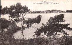 CPA Cote d Emeraude Dinard la Vicomte Au loin Dinard