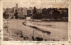 CPA Dinard Vue sur Plage prise du Casino