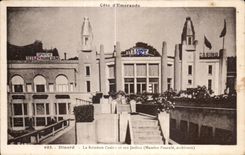 CPA Dinard Le Balneum Casino et ses Jardin (Maurice Fournie auchitecte)