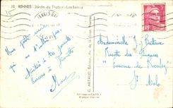 CPA Rennes Jardin du Thabor Les Serres