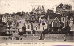 CPA Trouville Reine Des Plages Les Villas