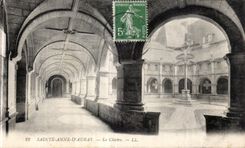 CPA Saint Anne Auray the Cloister Christ