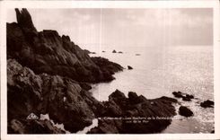 CPA Cancale rocks of the Point of the gaoump